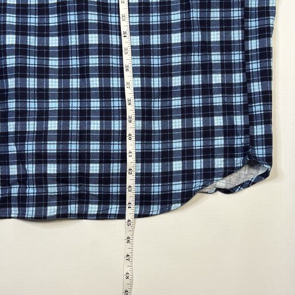 Silverts Adaptive Nightgown Womens Size Large Open Back Hospital Dress Snap Blue - Picture 9 of 10